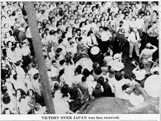 Victory Over Japan was less reserved